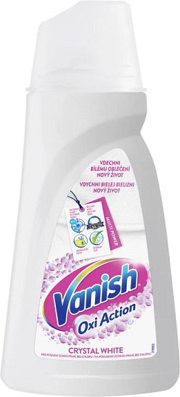 Vanish Oxi Action Crystal White 1l | Prací prostředky - Čističe skvrn